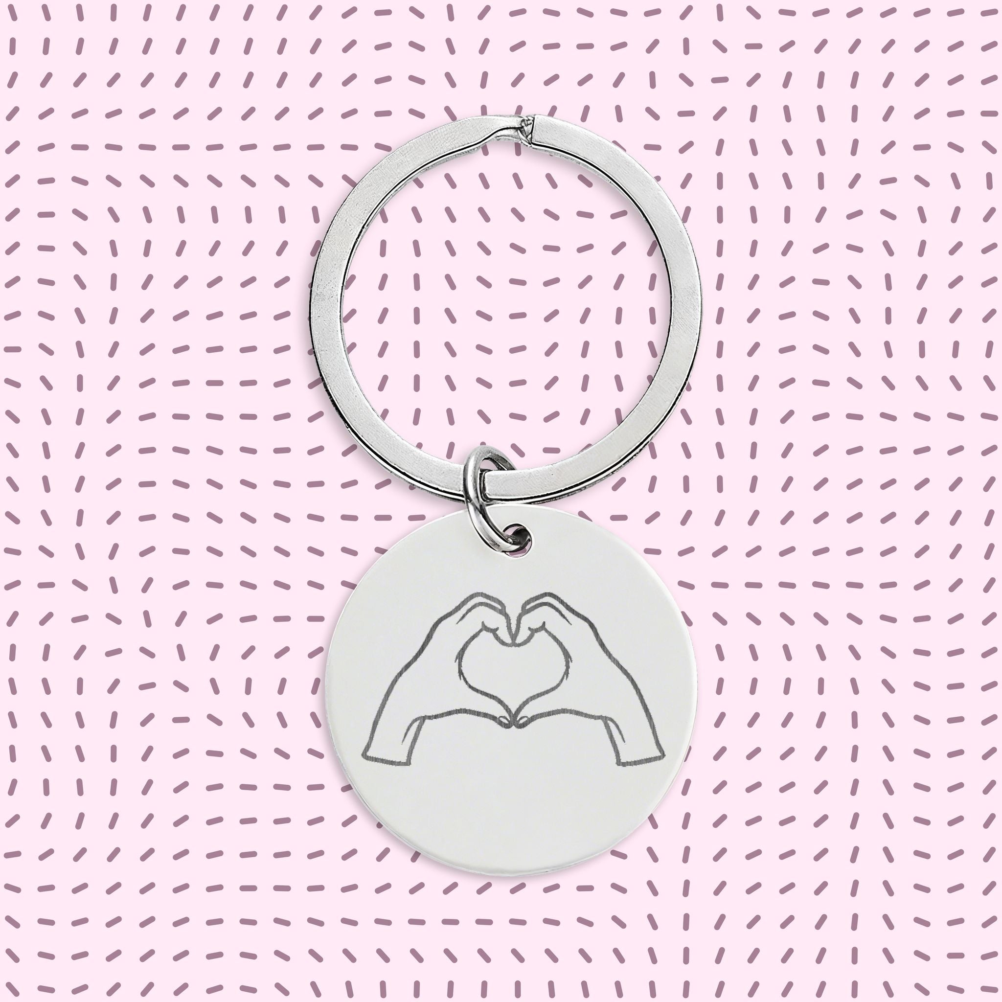 Lots of Love Round Keychain