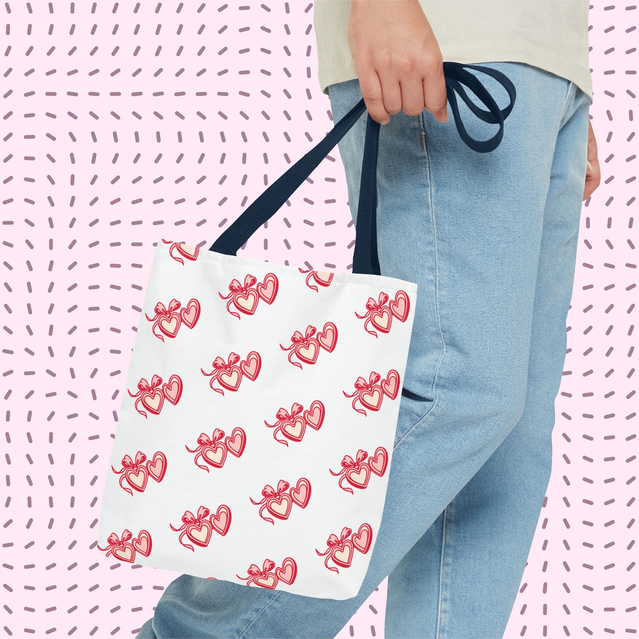 Love Heart Locket Tote Bag