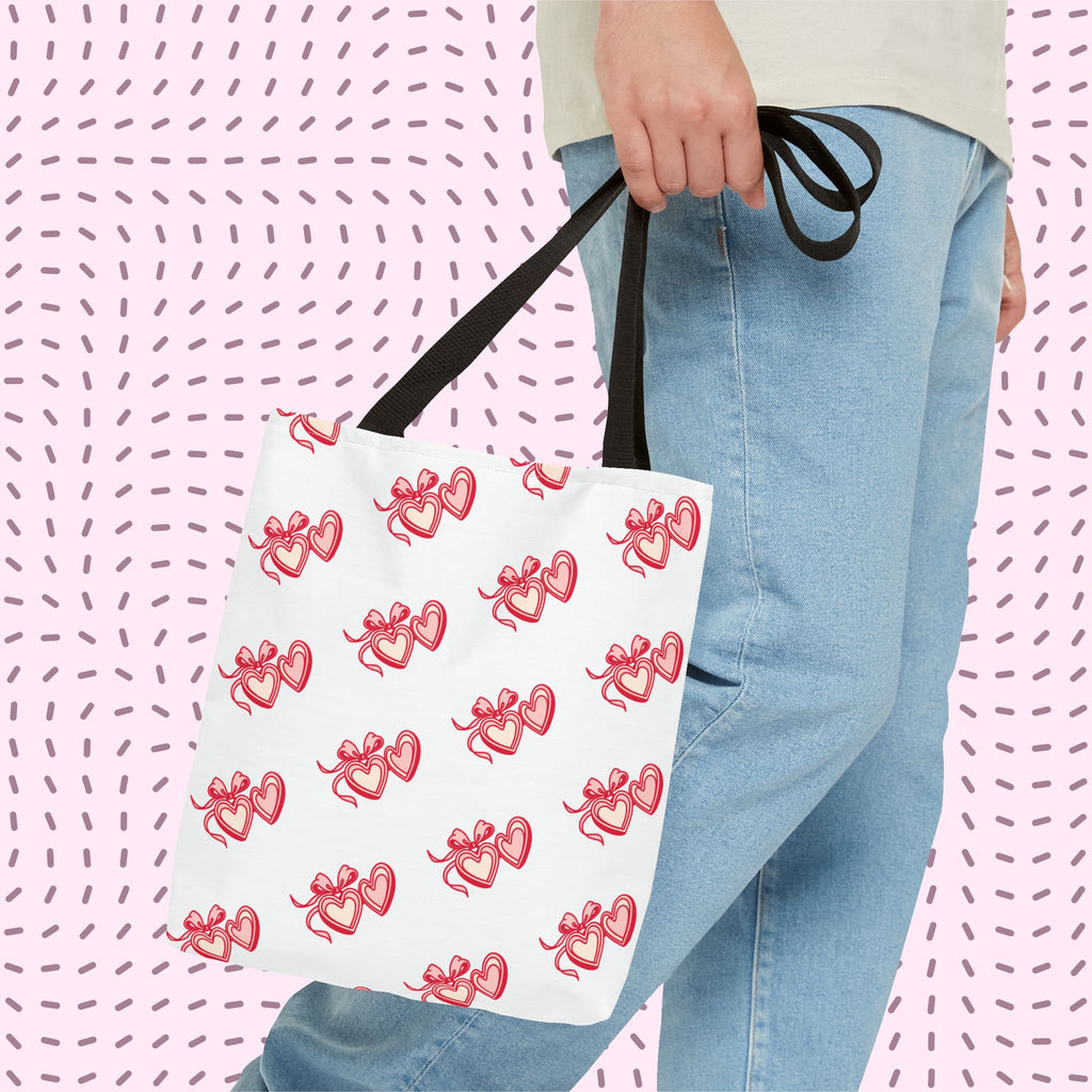 Love Heart Locket Tote Bag