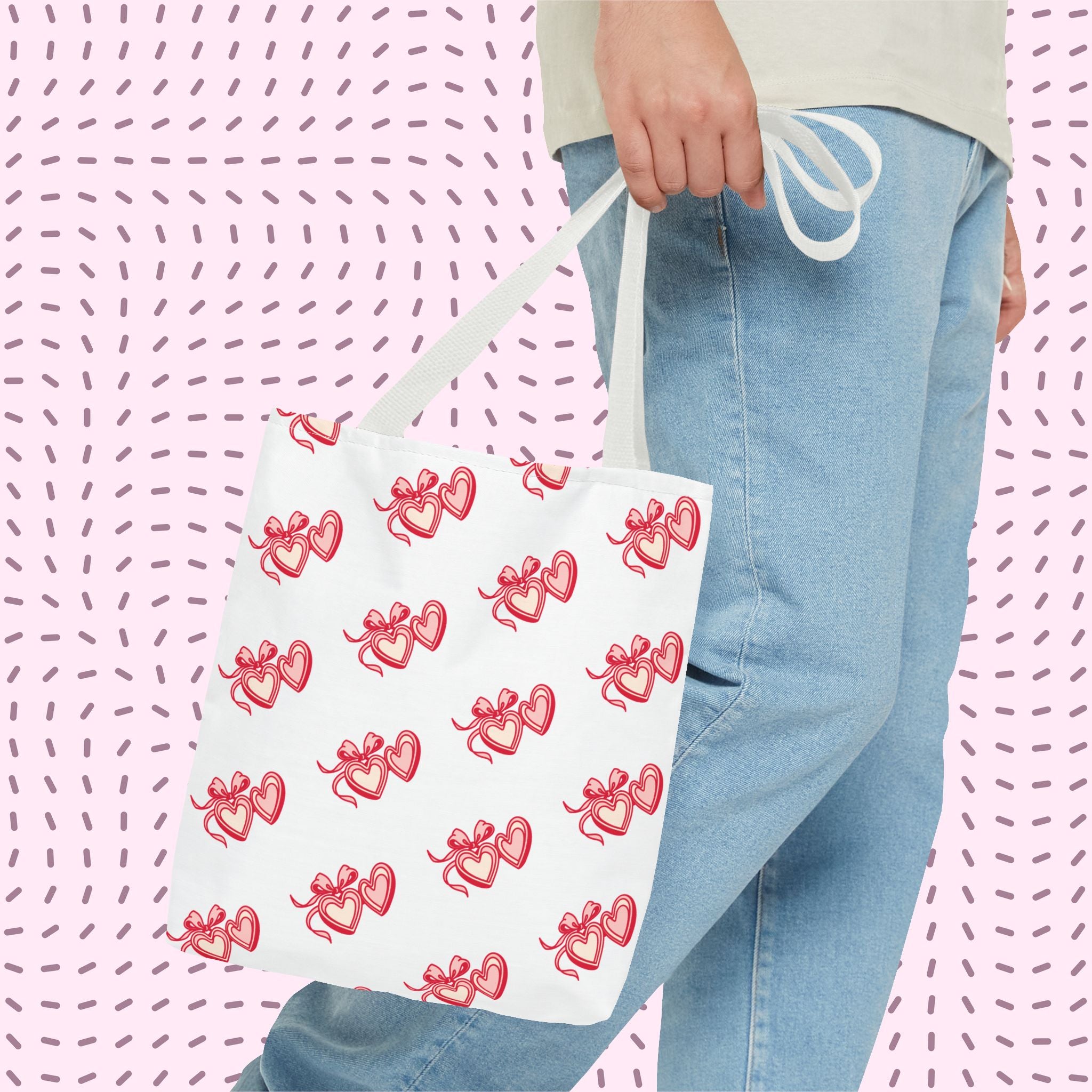 Love Heart Locket Tote Bag