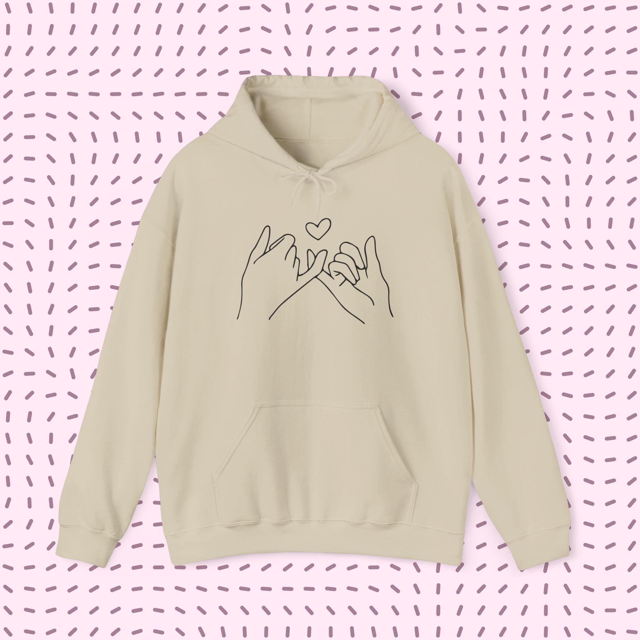 Pinky Promise Hooded Sweatshirt