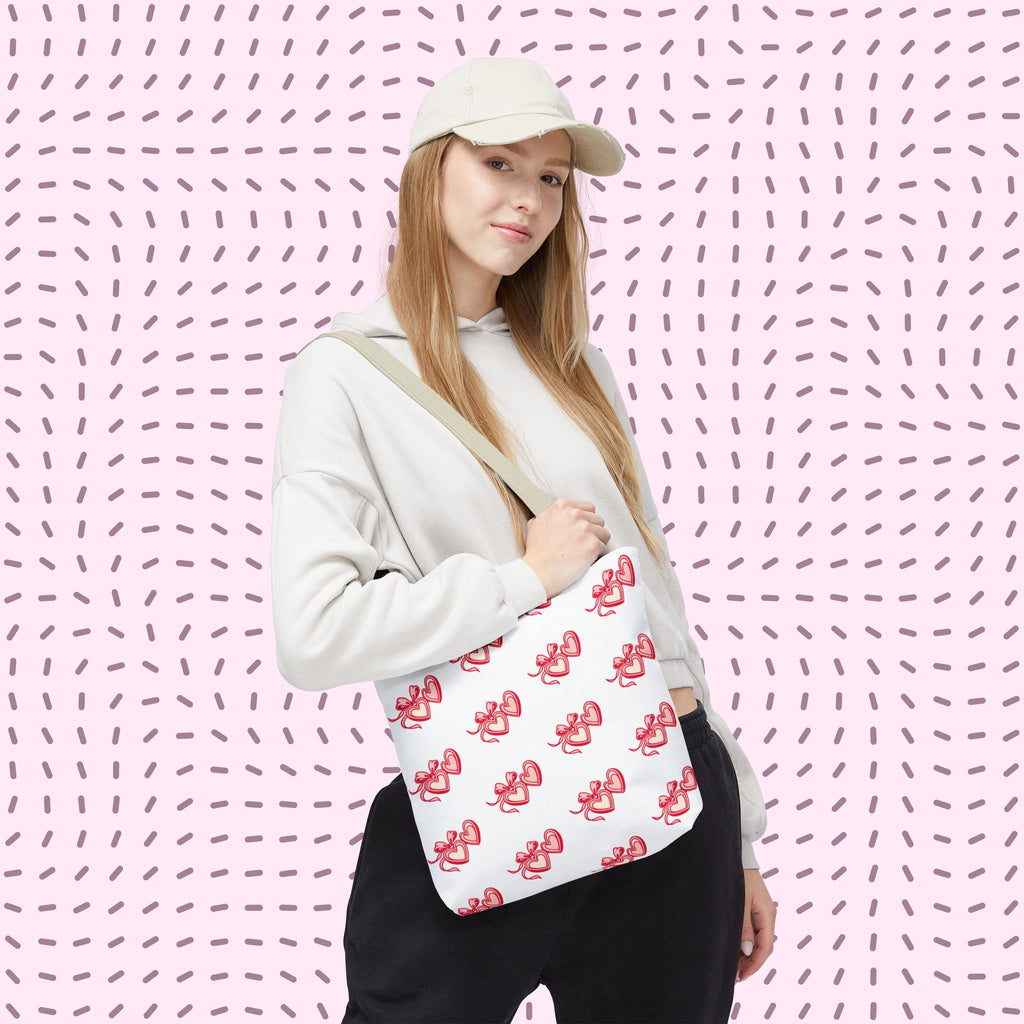 Love Heart Locket Tote Bag