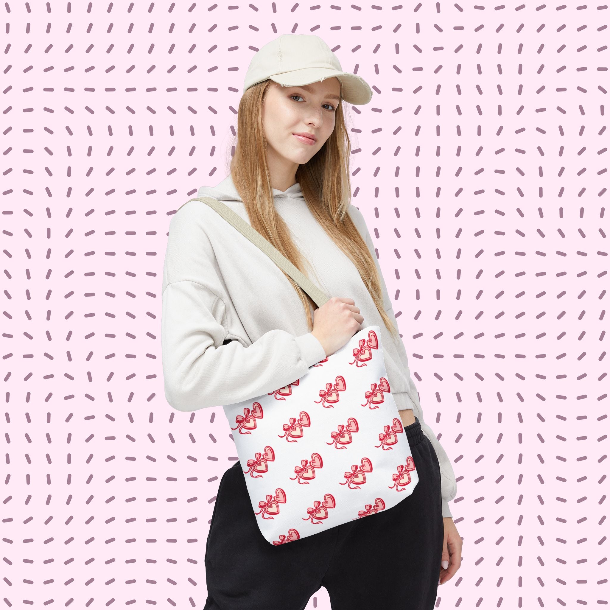 Love Heart Locket Tote Bag